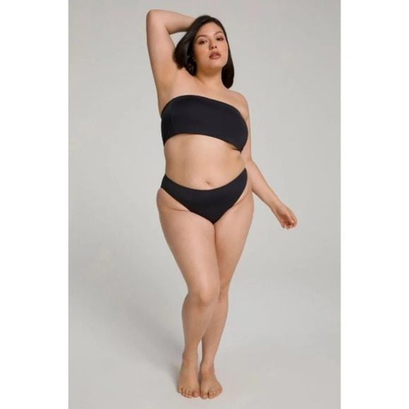 Moving Sale! 💘 Good American Black Better Band Top Bikini Swim - Picture 2 of 7